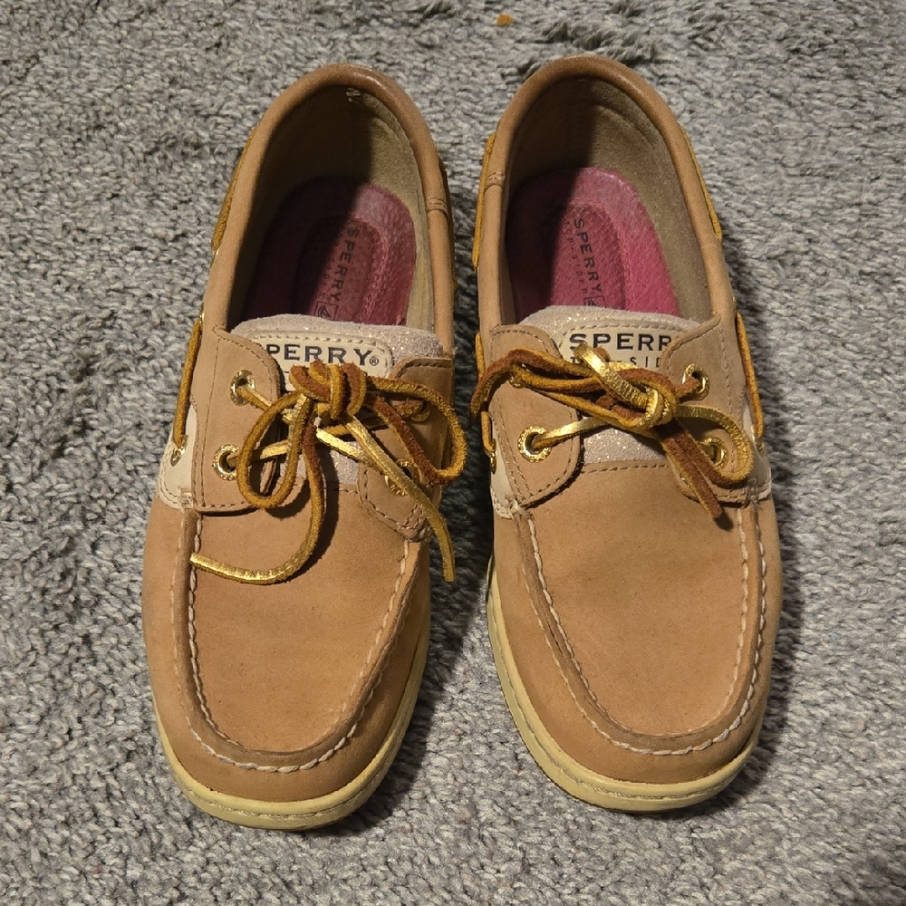 Sperry women Brown and Tan Boat Shoes